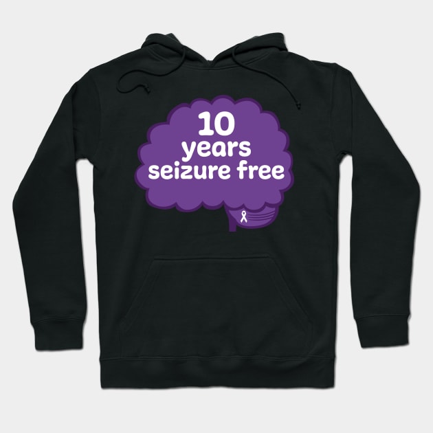 10 Years Seizure Free Hoodie by MickeyEdwards